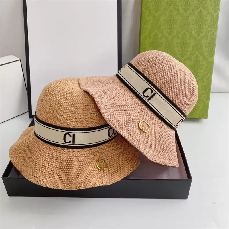 Projektanci wiadra kapelusze czapki sunhats dla kobiet męskie słomki projektanci kobiet