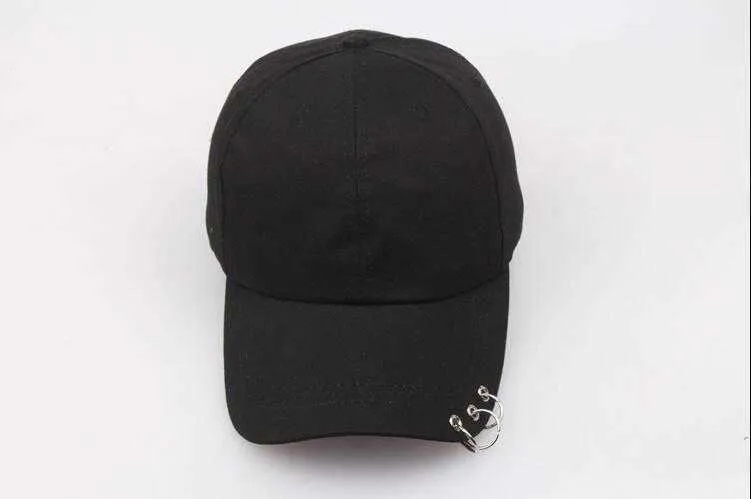 Capuchon unisexe noire réglable, chapeau de baseball à la mode à la mode pour l'extérieur, les hommes et les femmes du soleil