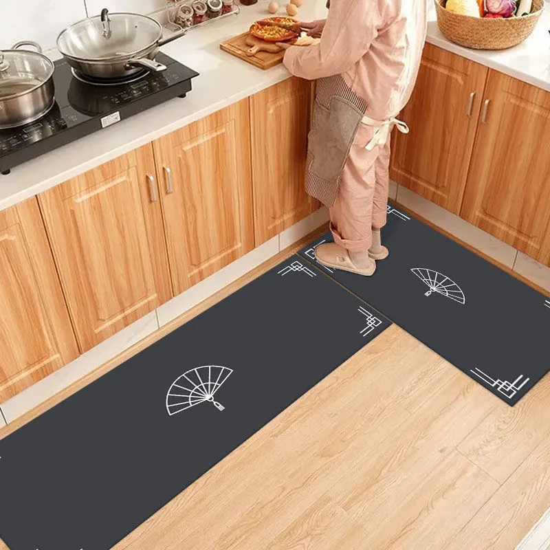 Luxury Style 3D Kitchen Floor Mat Household Long Strip Bedroom Carpet Entrance Doormat Modern Home Decor Bathroom Floormat 220401