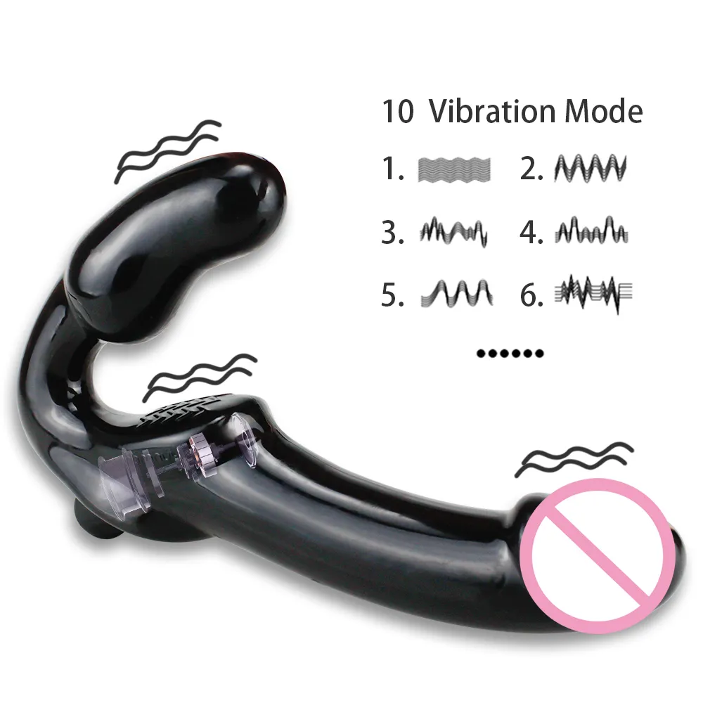 ディルドバイブレーターバット上の振動ストラップストラッププラグオスの前立腺マッサージ剤バイブレーター女性用レズビアンゲイおもちゃのためのセクシーなおもちゃ