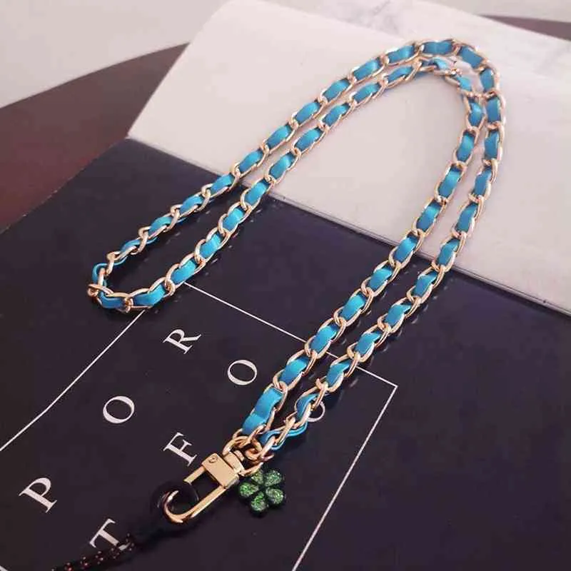 Новый дизайн мобильные ремни для запястья веревка Antilost Lanyard Fashion Camera Key USB -держатель шеи щит цветок висячий веревка AA2203187283774