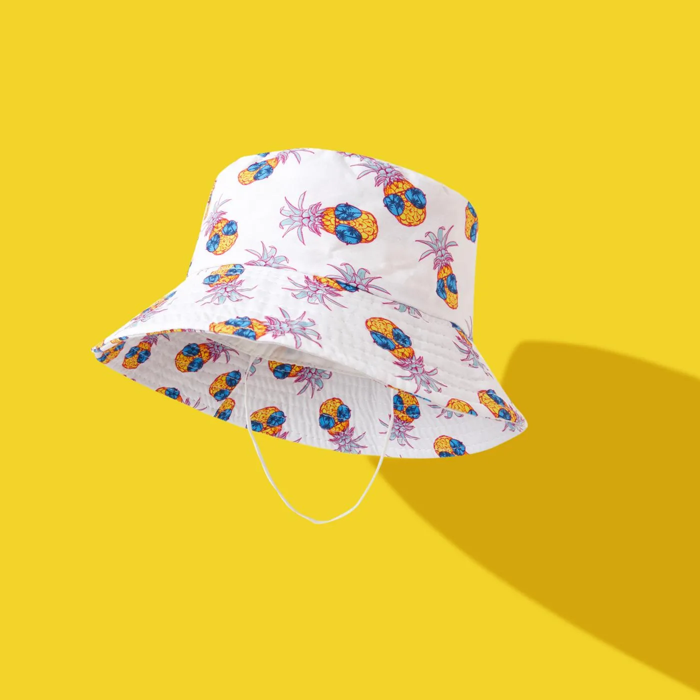 Baby Kids Sun Caps Grenadine Pineapple And Potato Chips Boy Girl Summer Protect Neck Sunbonnet Ventilate Comfortable Visor