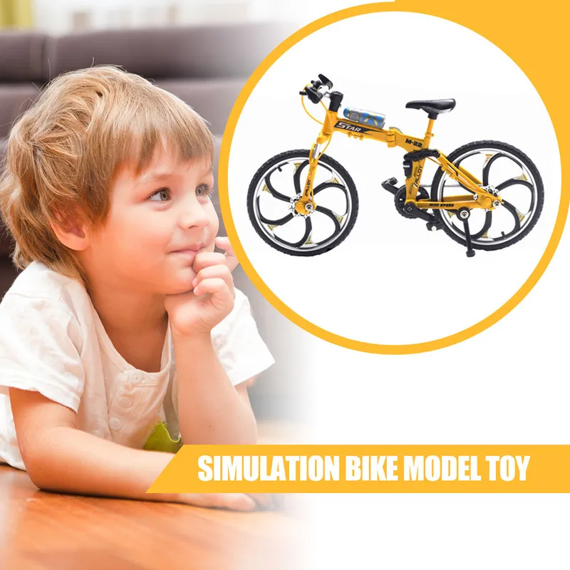 1 10 Simulação Mini BMX Bicycle Flick Ligação da Montanha da Montanha Modelo de Bike Novelty Kids Toys Coleção Adulta Presentes 220608