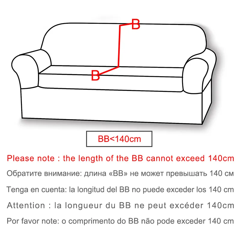 Black White Grey 1 2 3 4 -sits soffa täckt tätt wrap all inclusive sektion elastisk säte soffa täcker soffa täckande slipcovers 220615