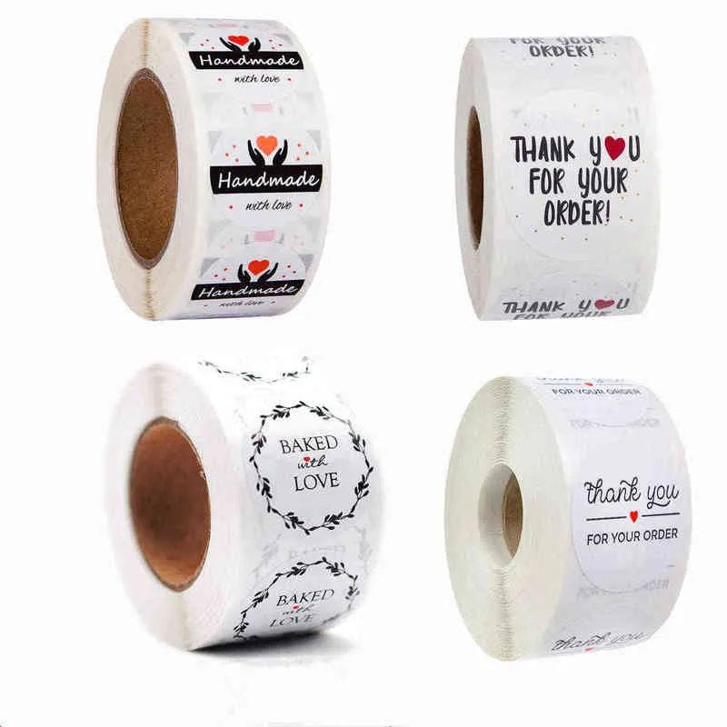 Étiquette ronde de papier Kraft Merci autocollant sac de bonbons Dragee  boîte cadeau produit cosmétique Autocollant de l'impression - Chine Le  vinyle autocollant, les étiquettes des aliments