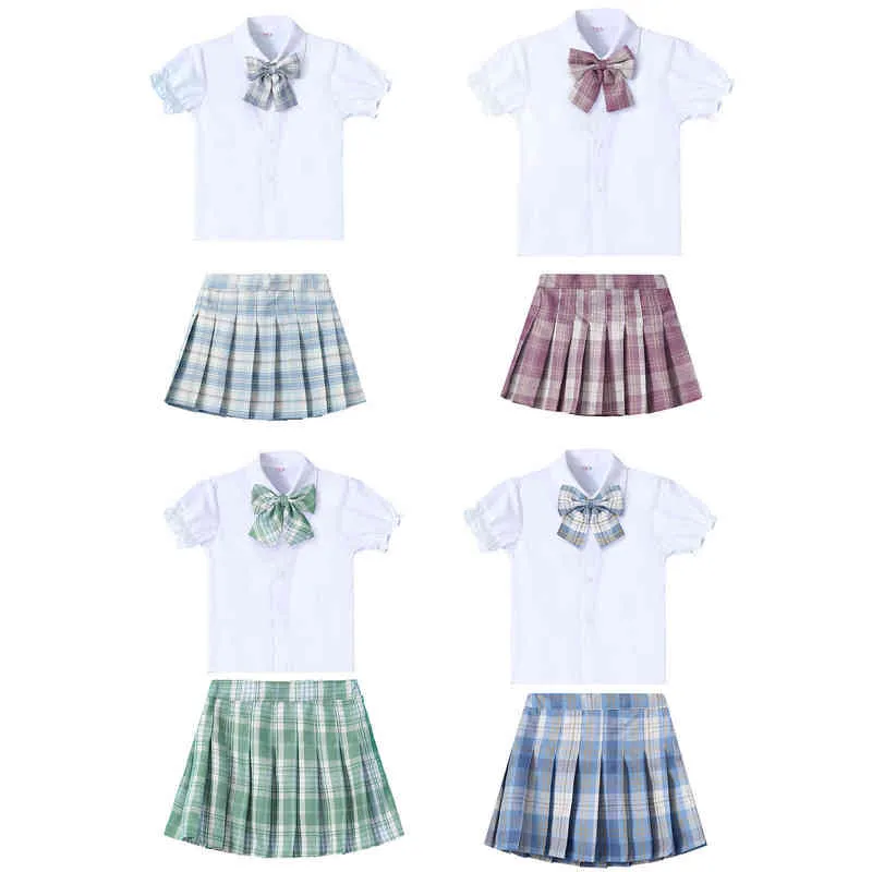 Neue Kinder Mädchen Japanische Schuluniform Schülerin Matrosenanzug Bowknot Student Kleidung Für Mädchen Anime Kawaii Cosplay Koreanischen Stil G220509