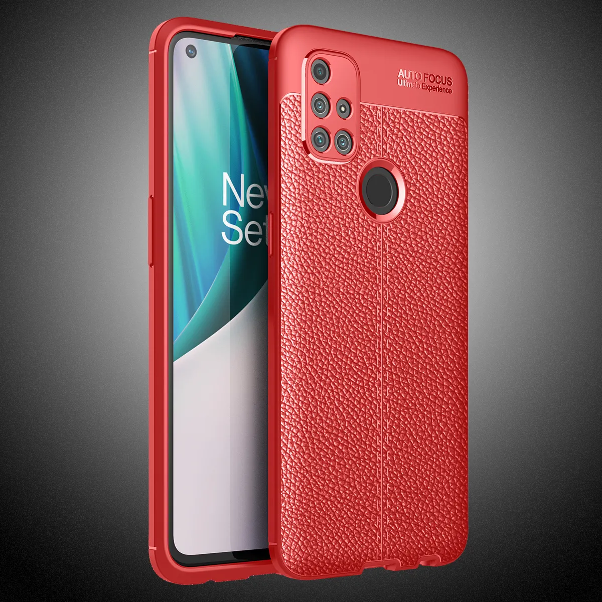 Cases For OnePlus 8T 8 9R 9 Pro Nord CE 5G N10 N100 Shockproof Case Luxury Litchi Grain Pattern Soft Silicone Bumper Protective Cover