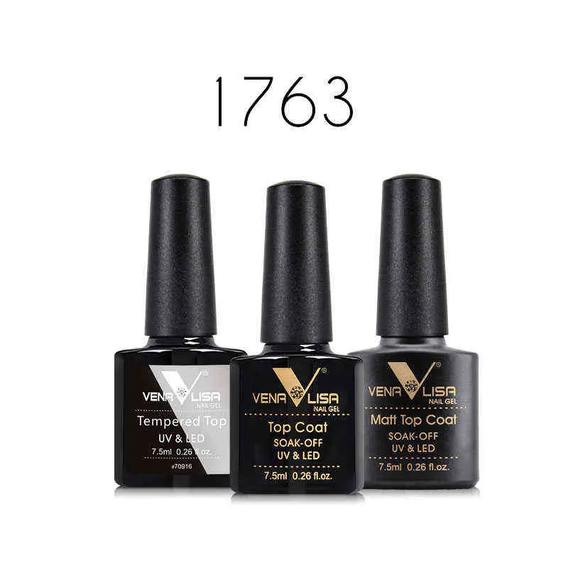 NXY Gel unghie 3 pezzi Set Primer Base Coat Finitura Smalto Soak Off Led Lacca UV Nowipe Shiny Manicure 0328