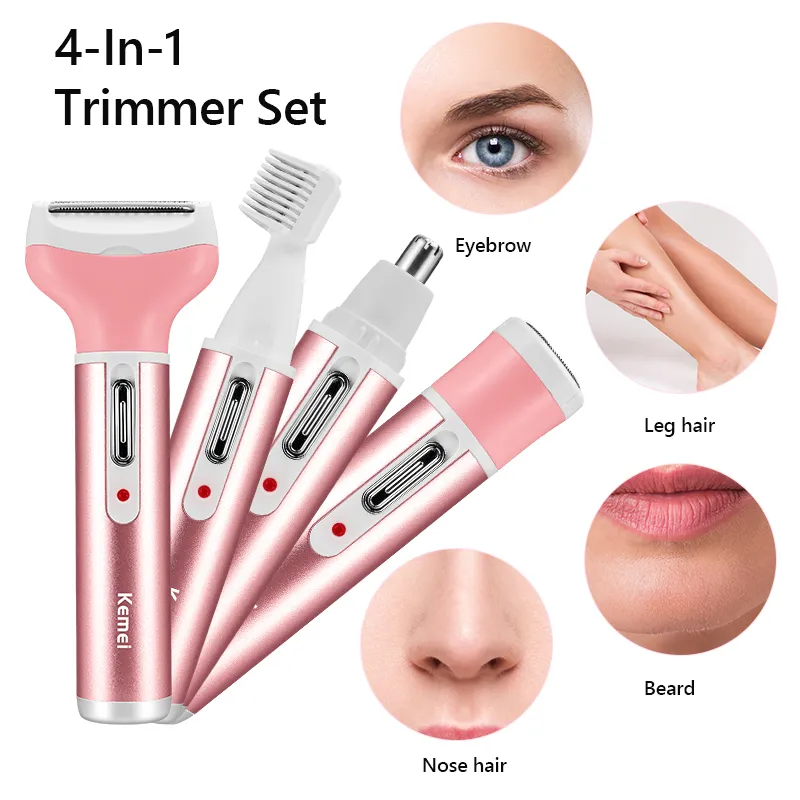 5 in 1 Frauen Weibliche Augenbraue Trimmer Dame Für Haar Entfernung Rasieren Maschine Gesicht depilador Bikini Dy 220630