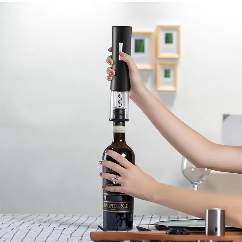 Automático para cortador de papel alumínio Vinho tinto elétrico S Acessórios de cozinha Gadgets abridor de garrafa 220727