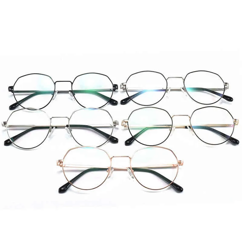 Gafas redondas transparentes a la moda para mujer, gafas de lectura clásicas para hombre, gafas ópticas para ordenador, gafas 1065DF