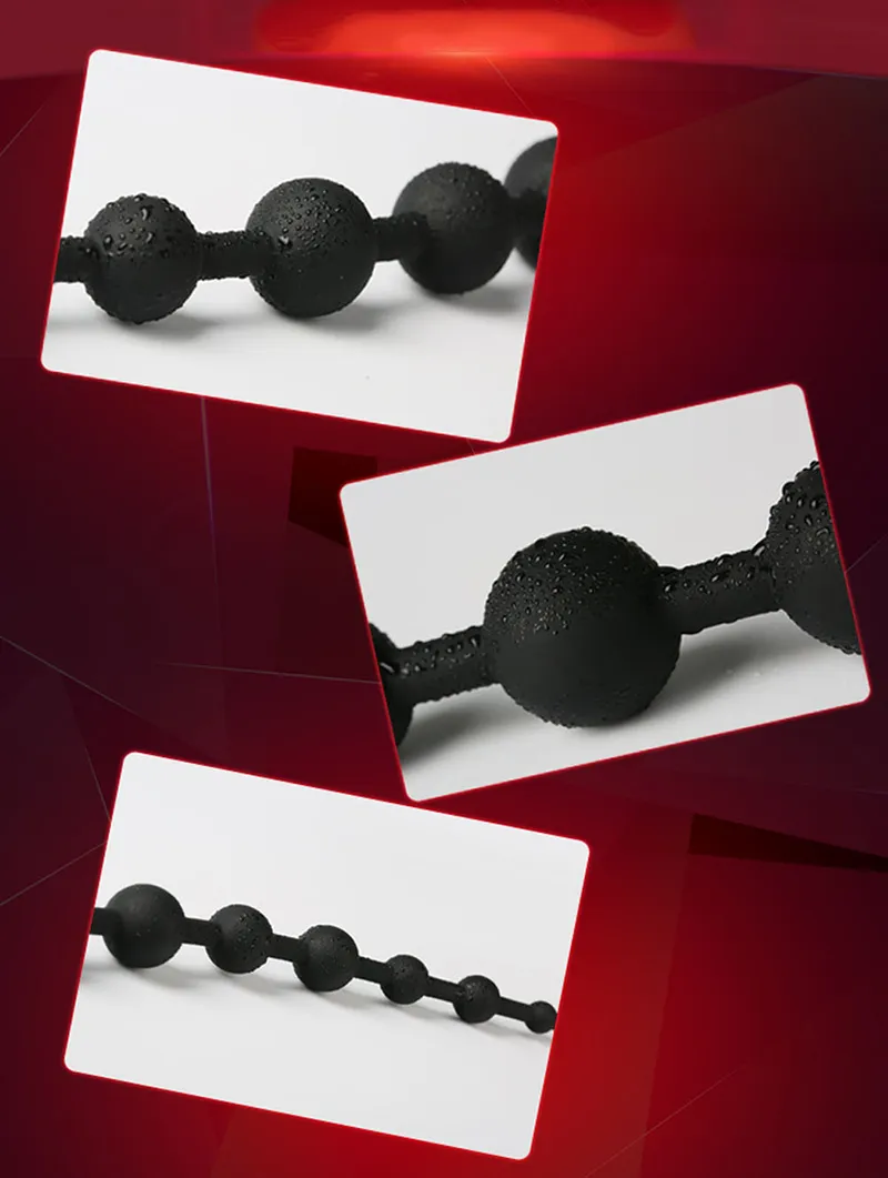 34 cm silikon långa små analpärlor bollar rumpa plugg dildo manlig prostata massager sexiga leksaker för kvinnliga början homofile/coupl