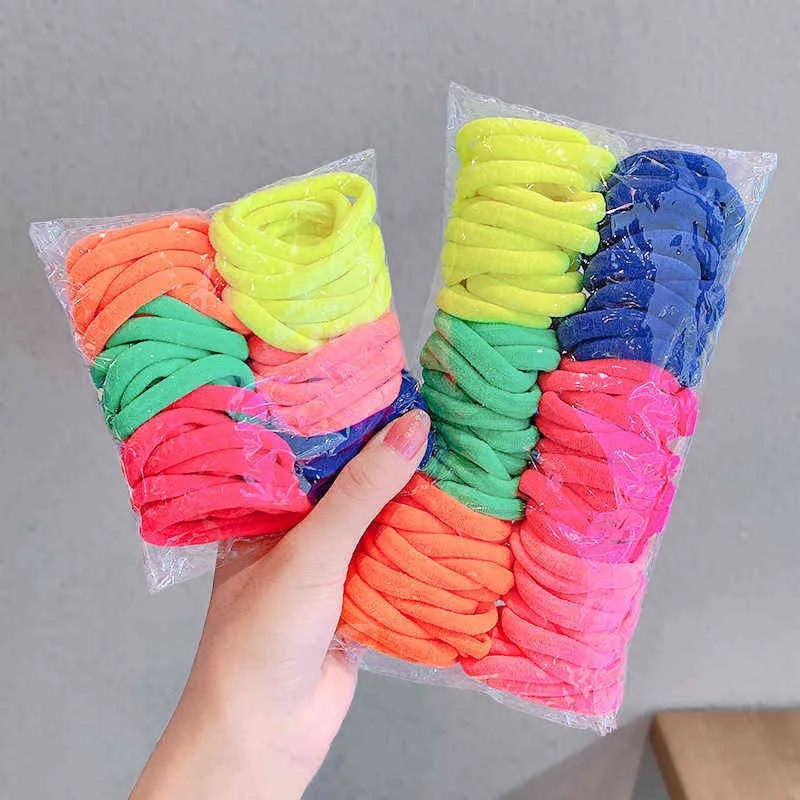 / Girls Scrunchies Elastyczna Band 3.5 CM Krawat Dziecko Pierścień Nakrycia głowy Dzieci Akcesoria do włosów dla Dziewczyny AA220323