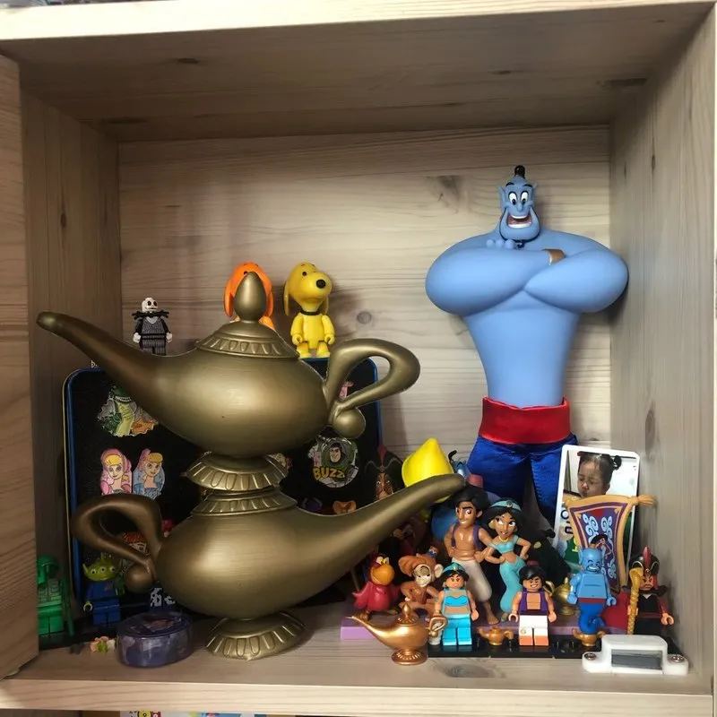 Film de dessin animé Aladdin lampe Halloween décoration Cosplay Costume faveurs déguisements accessoires maison fête ornements Figurine 220811