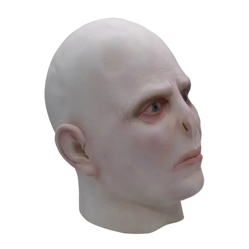 The Dark Lord Voldemort Cosplay Masque LaTex okropny przerażający Sorterzer Halloween Mask Costume Prop 220705