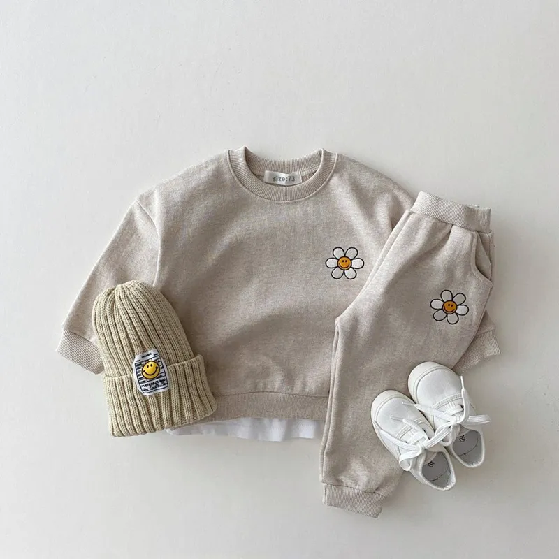 Ubrania dla niemowląt jesień maluch dziewcząt stroje niemowlęcia kreskówka piżam