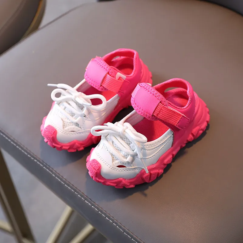 Sneakers baby flickor pojkar casual skor sommar spädbarn småbarn skor mesh andning 220823