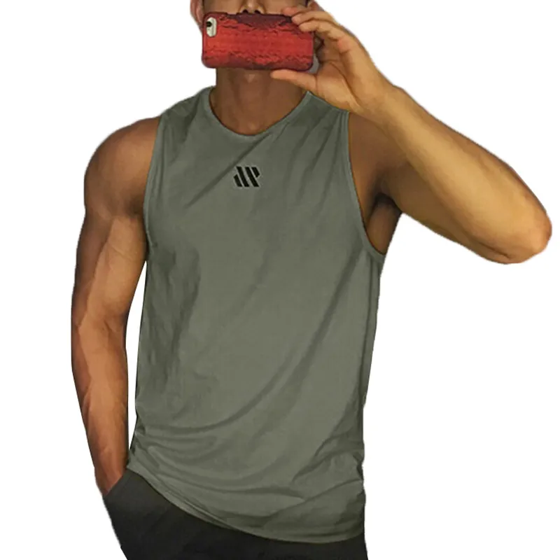 Douhoow Erkekler Hızlı Kuru Koşu Yelek Fitness Eğitimi Sokak Tarzı Nefes Alabilir Kas Egzersiz Gym Fittness Tank Top Egzersiz Tops 220526