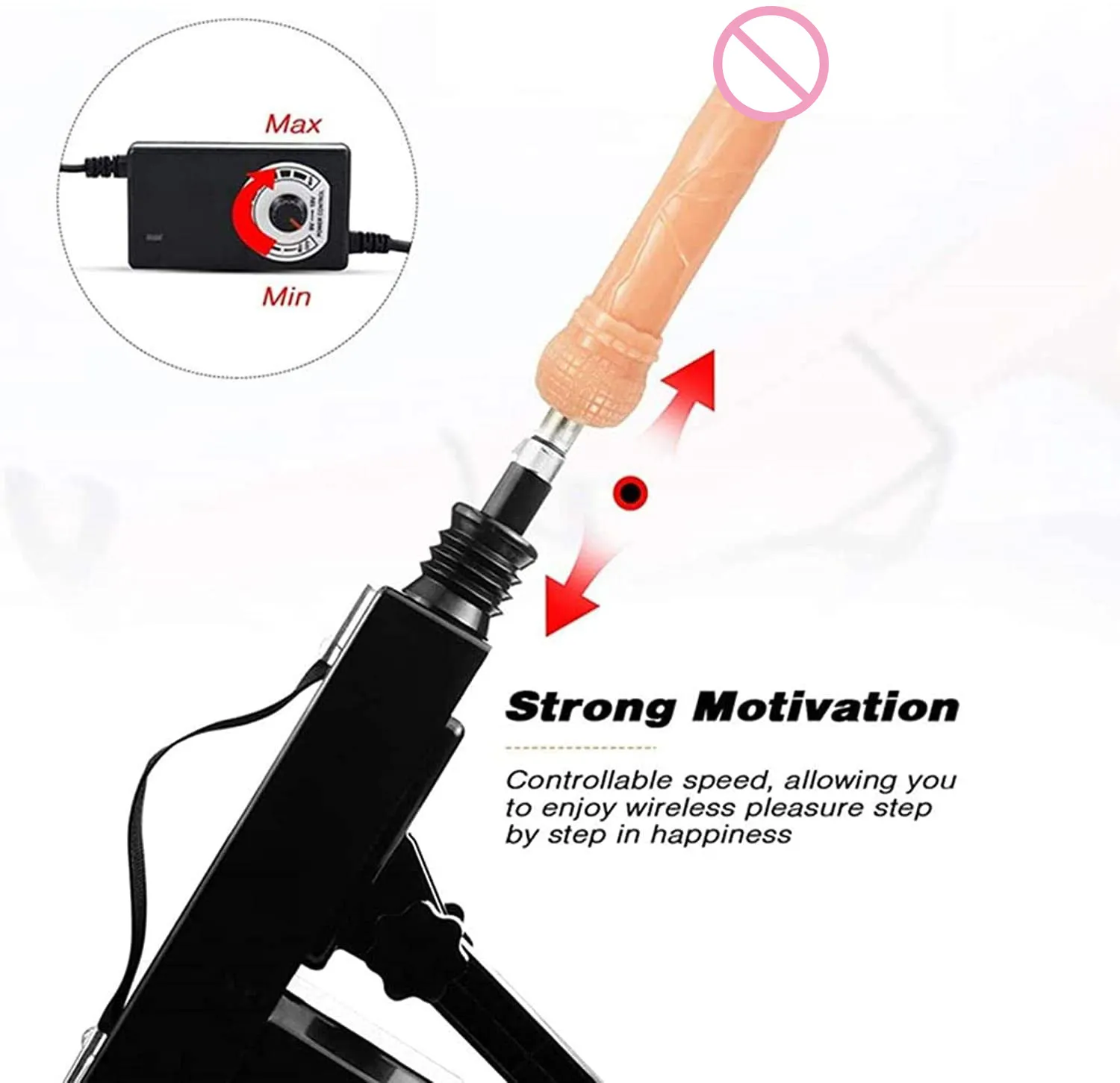 ROUGH BEAST sexy Machine for Women Automatic Vibrator Male Masturbation With Suction Cup Dildo Attachment Adult Toys