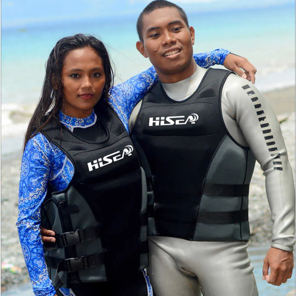 Professional Life Jacket Vest Adult Buoyancy Lifejacket Protection Waistcoat for Men Women Swimming Fishing Rafting Surfing