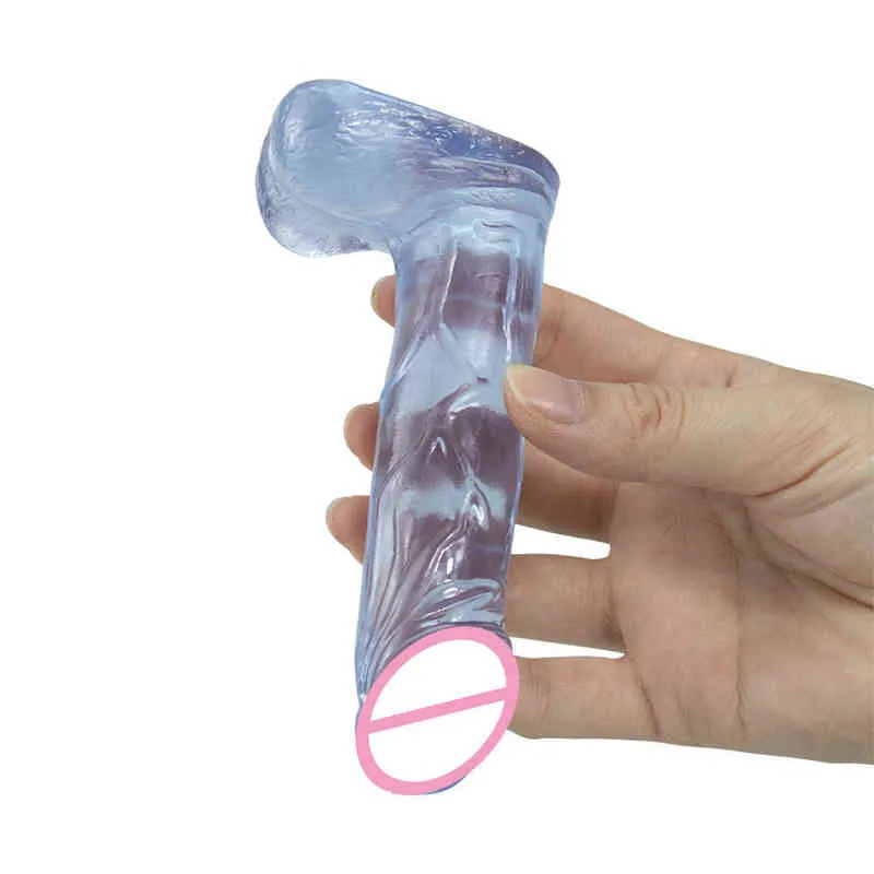 NXY Dildos TPE Mini Penile Color Masturbation Device for Women 220601