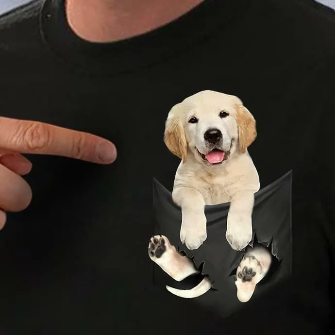 Plstar Cosmos T -Shirt Summer Pocket Dog gedruckt T -Shirt Männer für Frauen Hemd Tops Lustige Baumwolle schwarze Tees Drop 220523