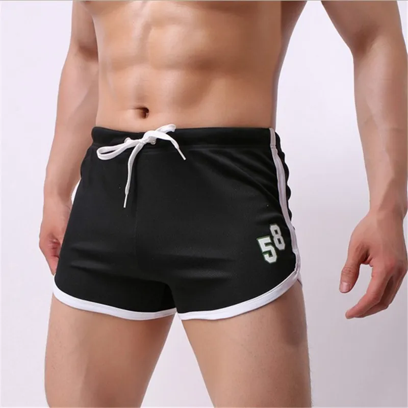 Summer Men Sport Man Boxer Shorts Male troncos masculinos slim massas marchas jogador esportivo masculino praia de curta qualidade 220621