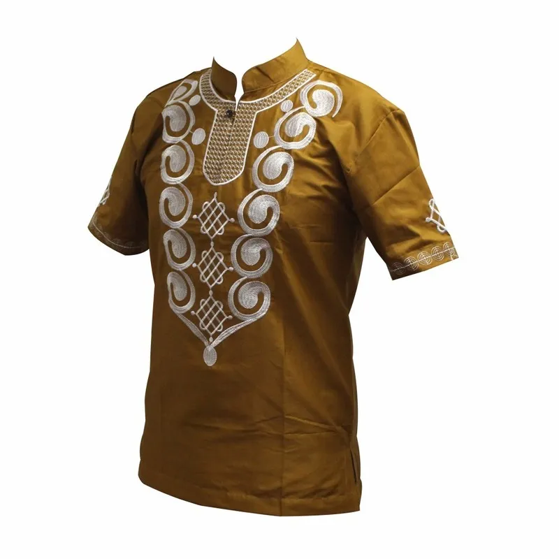 Dashikiage Herren-Top mit Stickerei, traditionelles malisches afrikanisches Vintage-Design, 220520