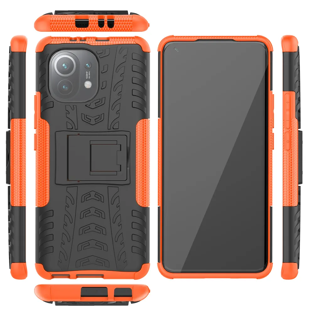 Shockproof Double Layer Armor Cover, 후방 보호 충격 흡수기 Xiaomi Mi 11 Mi11 6.81