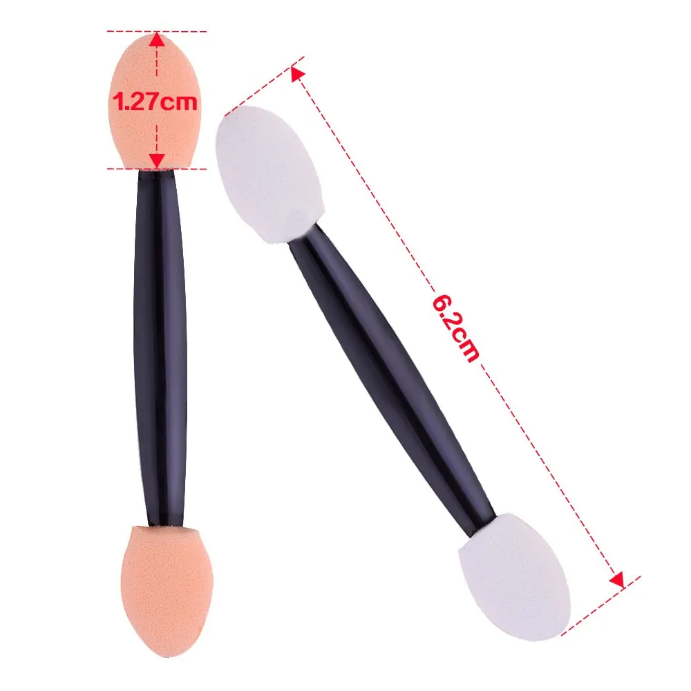 Disposable Eyeshadow Brush Dual Sided Sponge Nylon Sets & Kits Eye Shadow Brushes Makeup Cosmetic Applicator