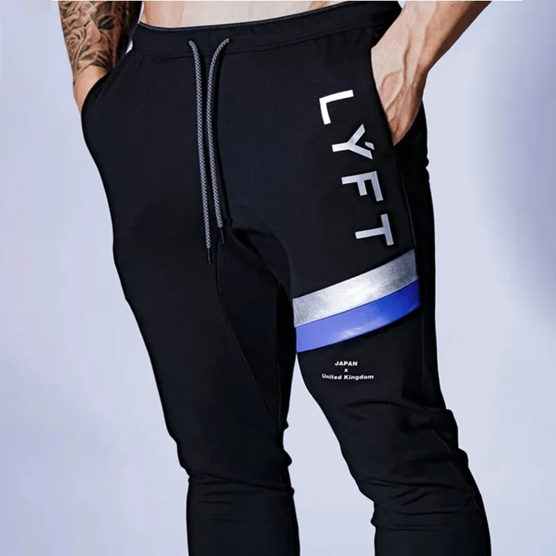 Männer Jogginghose Fitness Bodybuilding Männer Hosen Casual Druck Männer Jogger Hosen Baumwolle Jogginghose Slim Fit Streetwear Männliche Hosen 220721