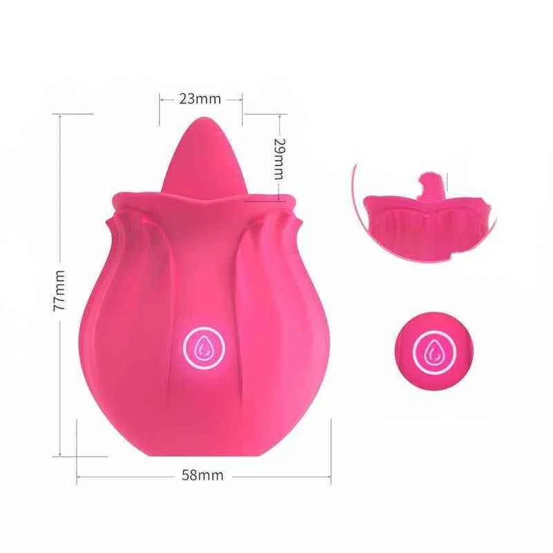 Vibratori NXY Donne di vendita calde di nuovo arrivo Rosa Vibrazione del clitoride che succhia i giocattoli del sesso 0411