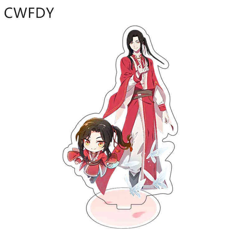 Mieszany anime brelok xie lian hua cheng cosplay breloczek breloczek tian guan ci fu stojak akrylowy ładny zabawa kawaii moda oranments rekwizyty AA220318