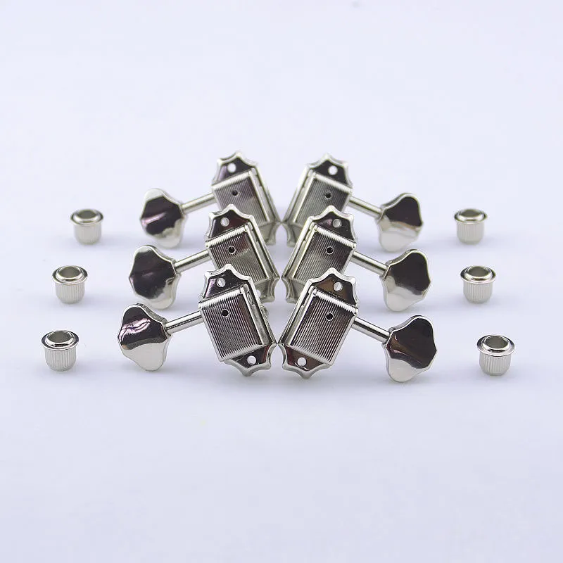 3R-3L Vintage Guitar Machine Heads Tuners Nickel