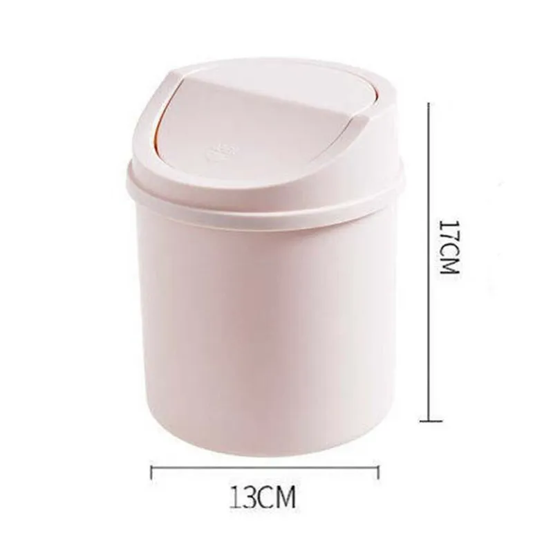 Mini Desktop Waste Bin Trash Can Garbagage Stół Rolka Zachownica Lid Małe nożyczki Pencil Domowe Urząd magazynowy Akcesoria 220618