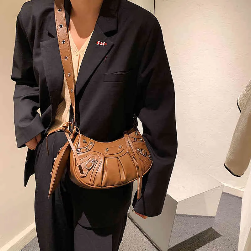 Purses Outlet rivet wrinkled dumpling new sling one shoulder texture messenger women's bag