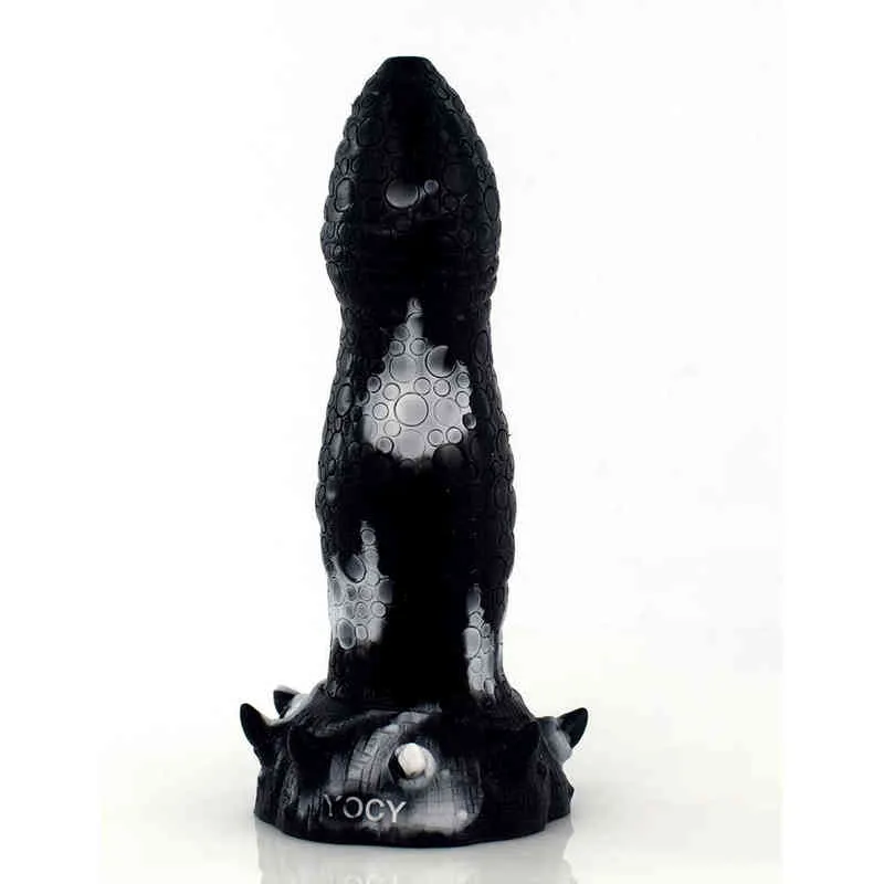 Nxy dildos yocy sílica gel homens s e mulheres s simulado especial shaped pênis grossa adulto produtos sexo casal aparelho de paixão 0317