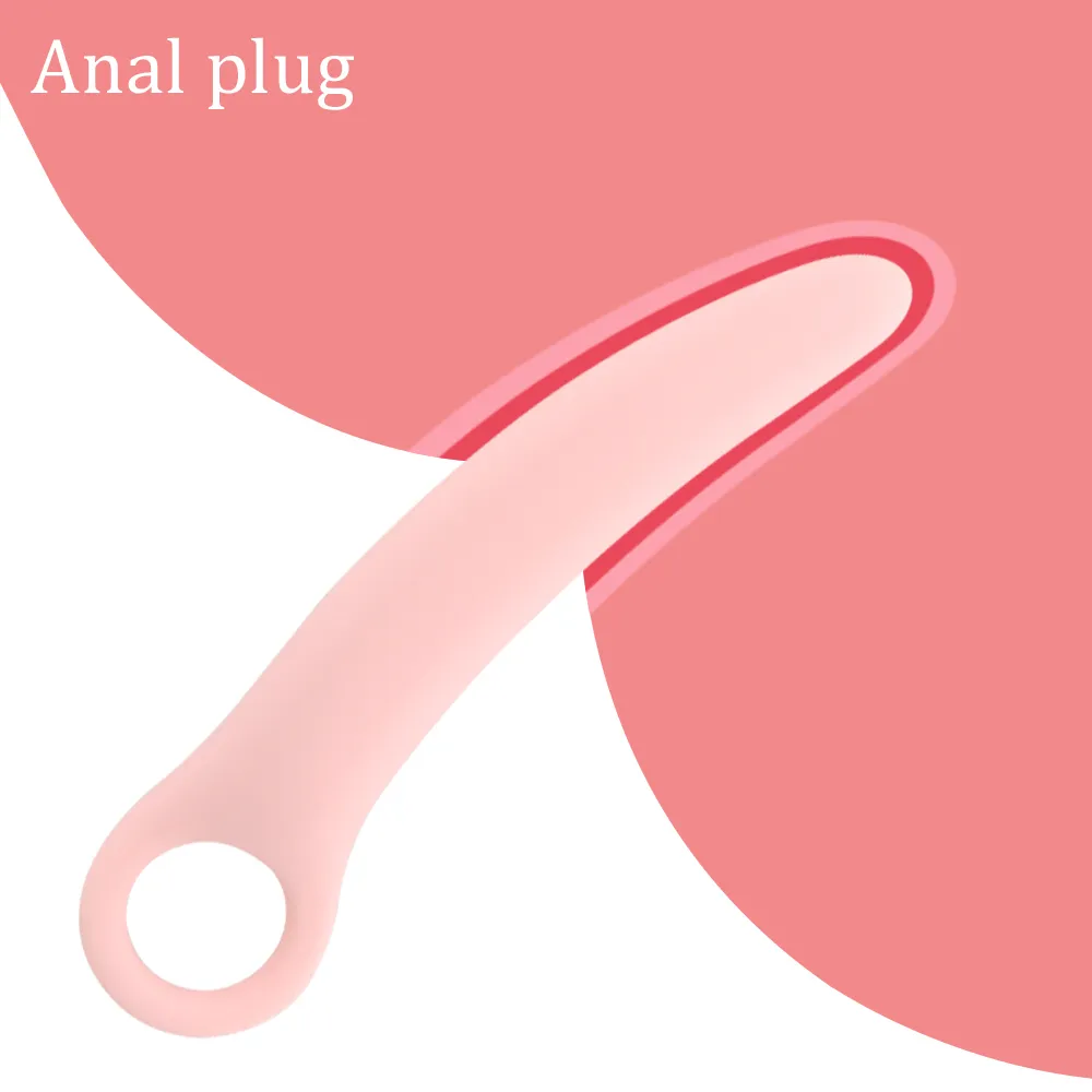 5-size ręcznie zawierający wtyczkę anal tyłek silikonowe zabawki dla kobiety pochwy Otwarta cipka g punktowy masażer butplug anus