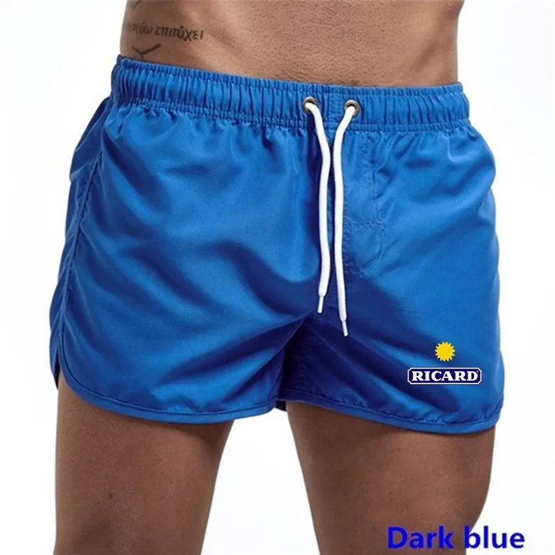 Ricard Swimwear Summer Beach Shorts Fitness Training Beachwear Pants Breathable Boardshorts Surf Swimsuit Male Clothing 220615