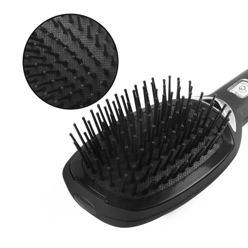 Brosse à cheveux ionique Portable électrique ionique peigne à cheveux antistatique anti-frisottis ions négatifs cuir chevelu massage peigne outil de coiffure 220606