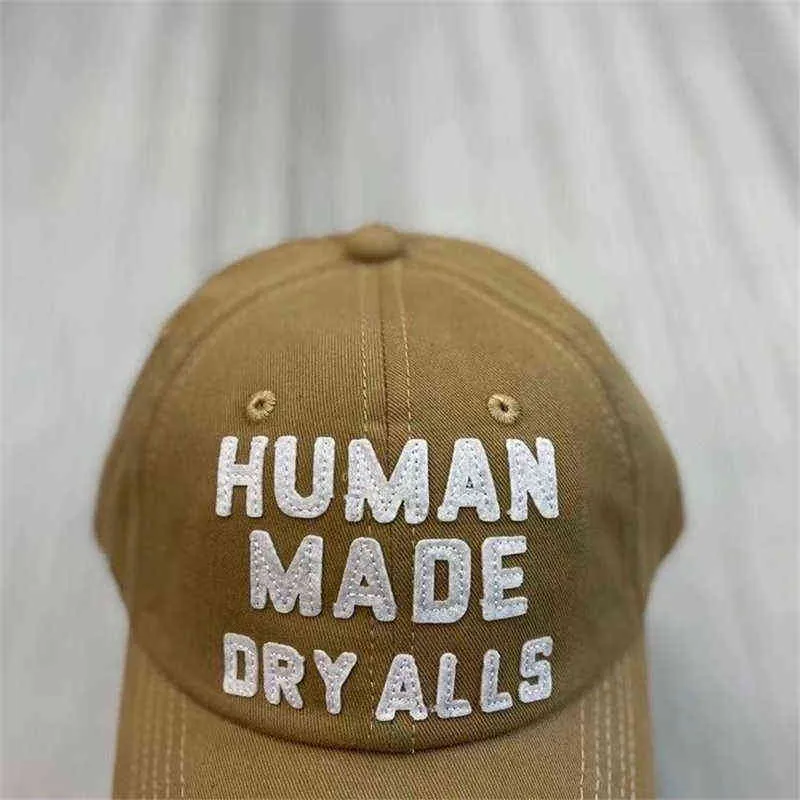2022ss Human Made Fashion Berretto da baseball da uomo ricamato cappelli da donna all'interno etichetta berretti regolabili T2207262900026