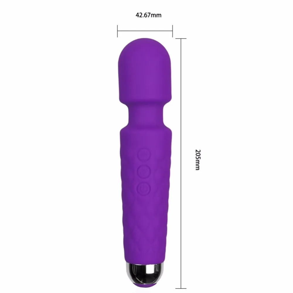 Puissant multi-vitesse étanche G-Spot AV vibrateur jouets sexy, baguette magique masseur vibrateurs produits pour femmes 3 couleurs