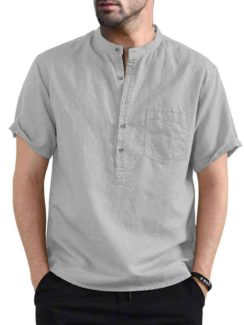 Krótkie rękawe męskie koszule 2021 Nowe jesień mody wielokolorowe w górę koszule w stylu ulicznym luźne koszula