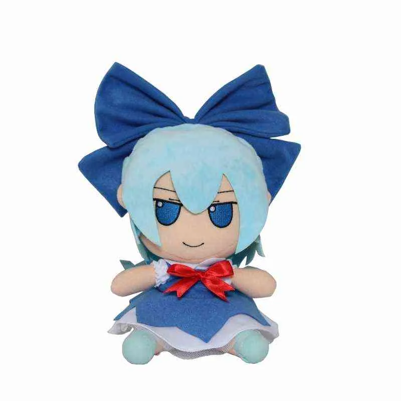 20 cm Anime Touhou Project cosplay cartone animato Cirno plini giocattolo kawaii bambola ripiena di alta qualità regalo bambini di alta qualità y2205092448884