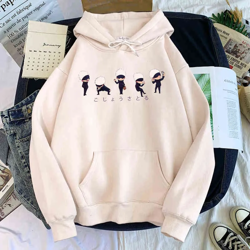 Jujutsu Kaisen Druck Herren Sweatshirts Japan Comics Sweatshirts Anime Casual Mode Streetwear Oversize Lose Männliche Hoodies Y220713
