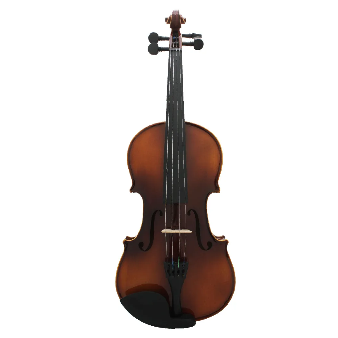 Instrumento de música de violín de grado 4/4 de prueba de rendimiento profesional de violín de borde blanco brillante de color natural de arce tallado a mano