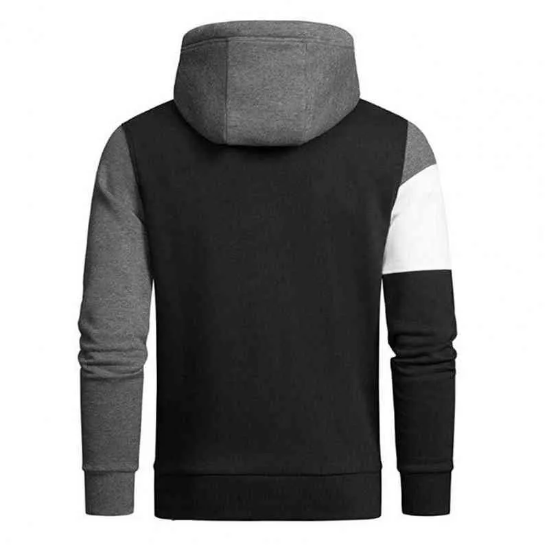 NOWOŚĆ MRES MĘŻCZYZN SWEATERS BLOK BOLOWYCH ROKOLNOTNY AUTNIA Zimowa z kapturem Turtleeck Men Sweater Sweters Streetwear L220730