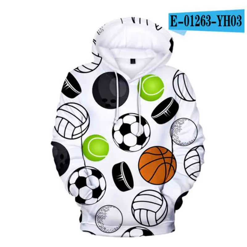 Soccer Football 3d Print Oversized Women/men Hoodie Sweatshirt Boy/girl Streetwear Hip Hop Pullover Hooded Jacket Male Tracksuit