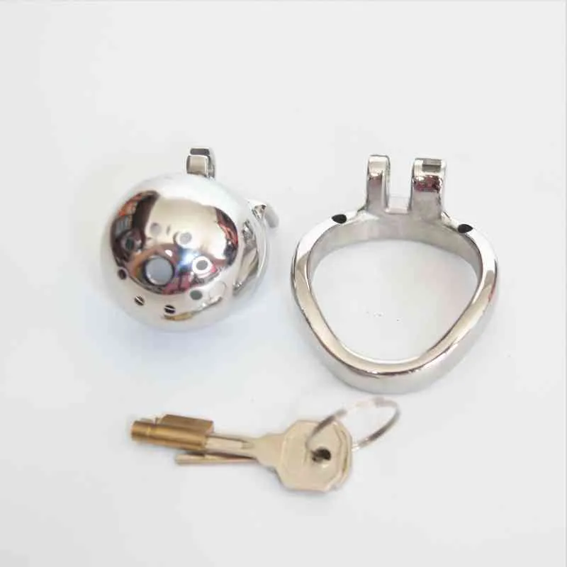 NXY Keuschheitsgürtel Bdsmp Marke Edelstahl Metall Lock Pants Silikon Kunststoff 0416