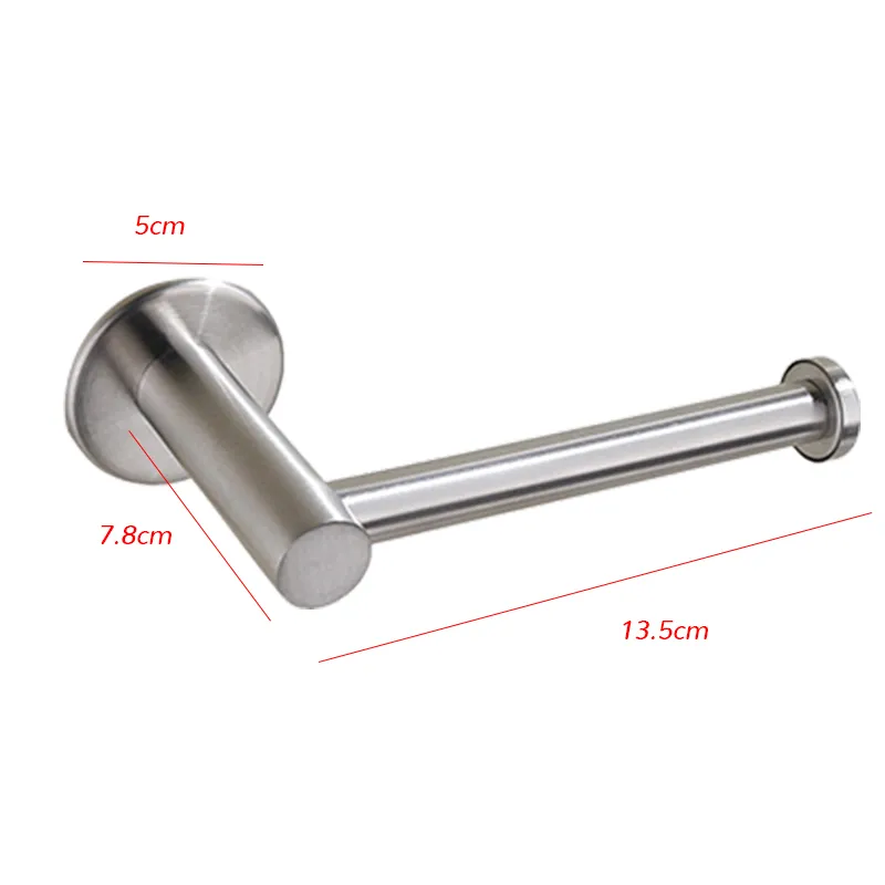 Toilet Wall Mount Paper Holder Stainless Steel Bathroom Kitchen Roll Accessory Tissue Towel Accessories Holders 220809